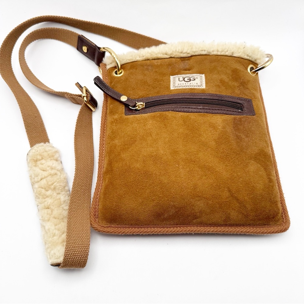 Ugg crossbody brown tan Sherpa bag